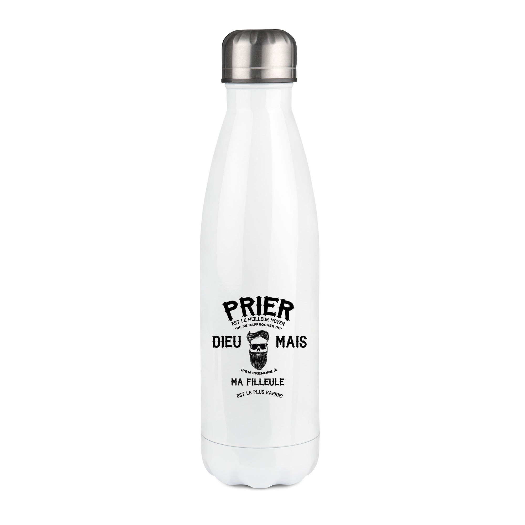 Thermos inox personnalisé Prier-est-le-meilleur-moyen