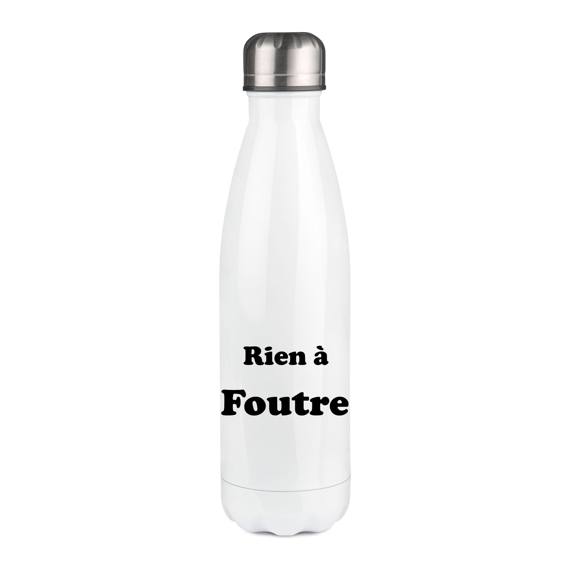 Thermos inox personnalisé Rien a foutre