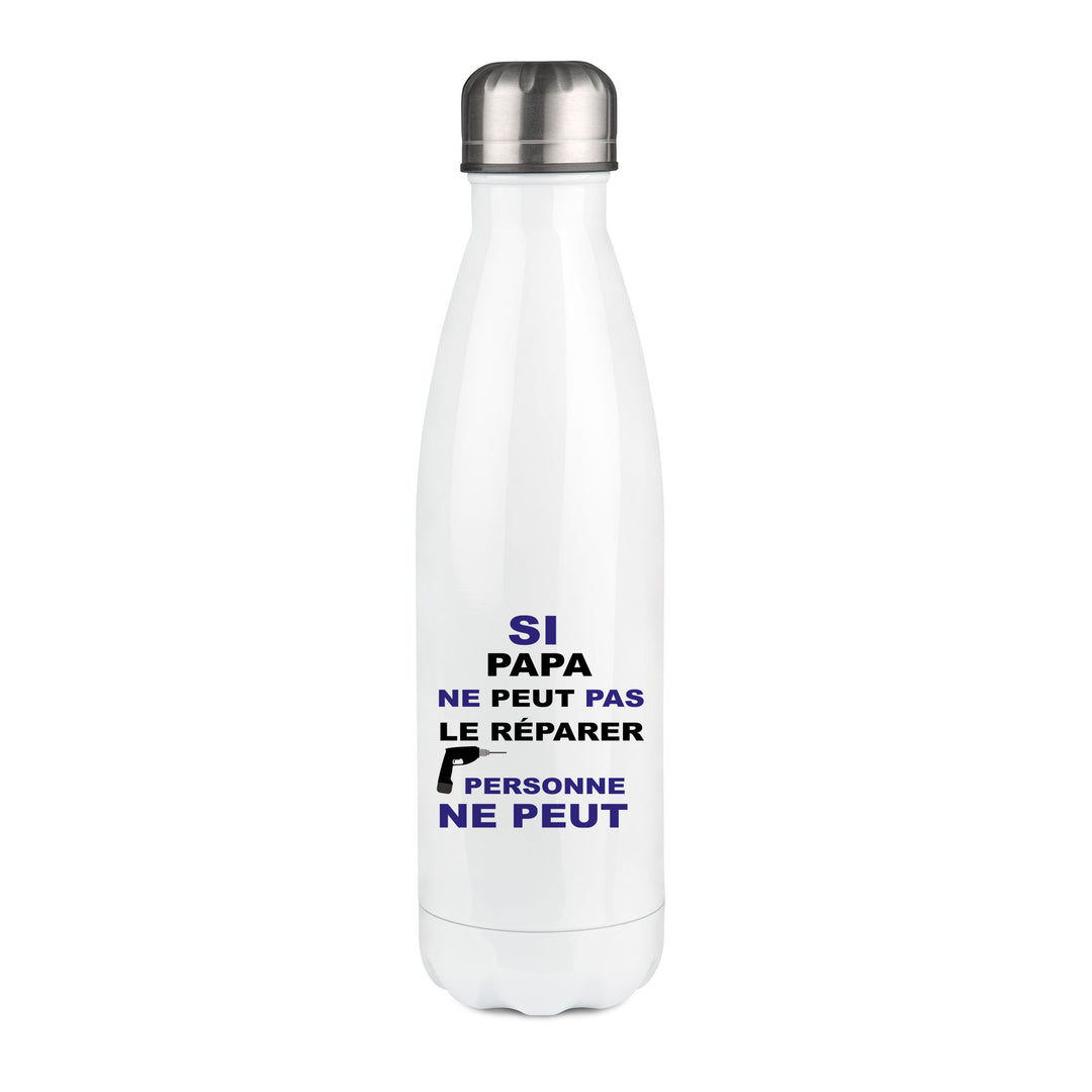 Thermos inox personnalisé Si papa ne peut pas