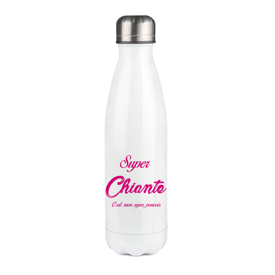 Thermos inox personnalisé Super Chiante c'est mon super pouvoir