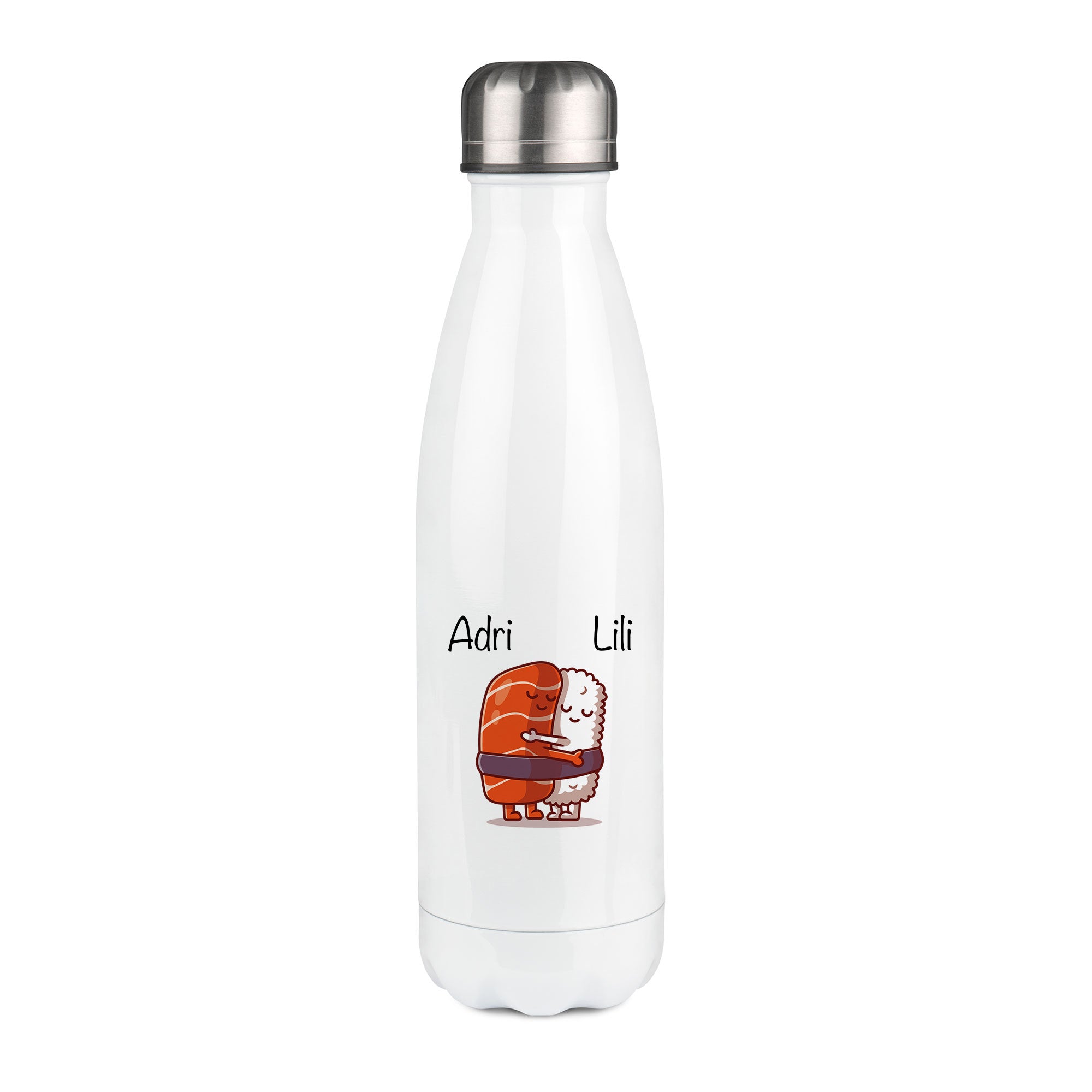 Thermos inox personnalisé Sushi couple