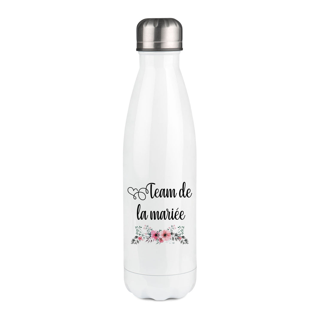 Thermos inox personnalisé Team de la mariee