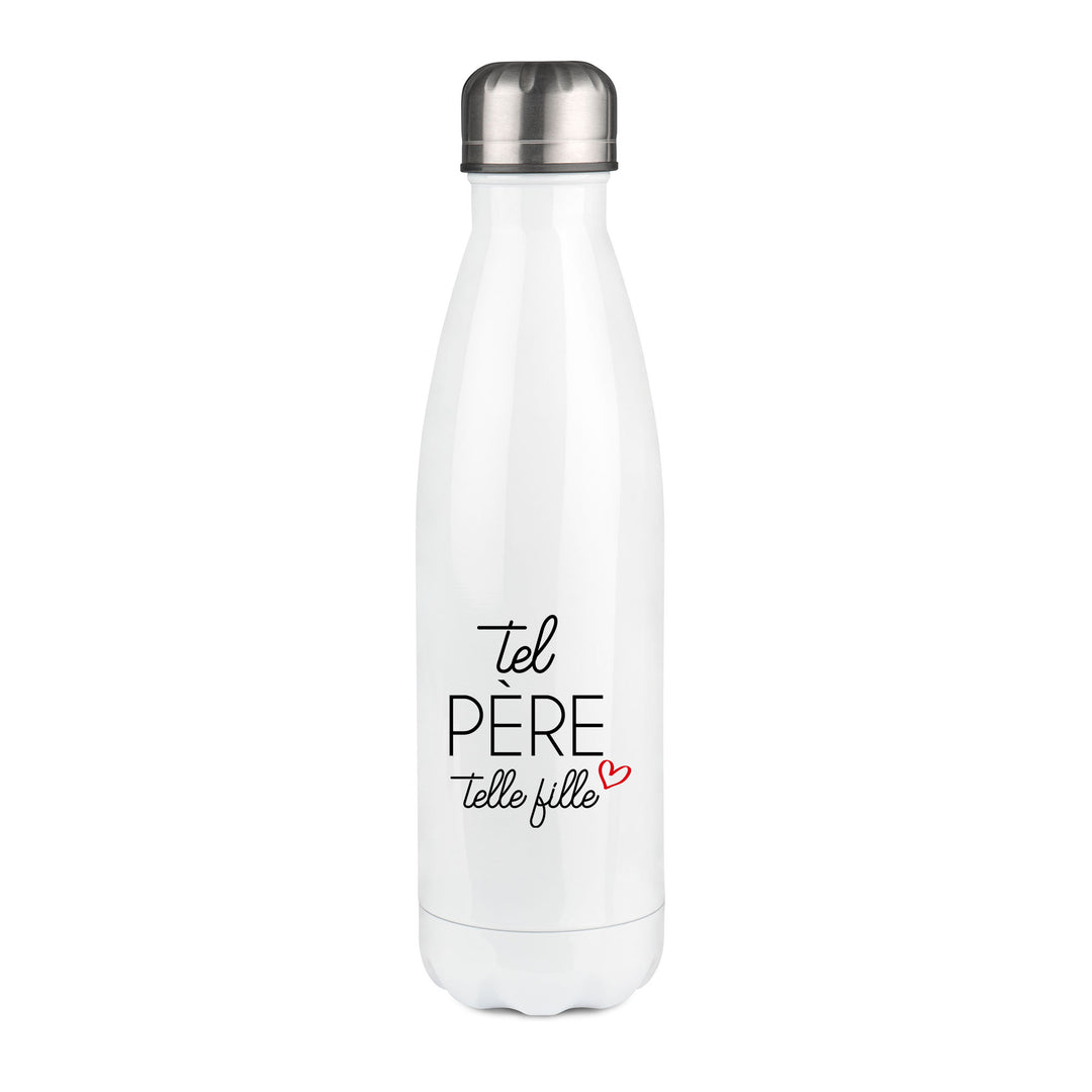 Thermos inox personnalisé Tel pere telle fille