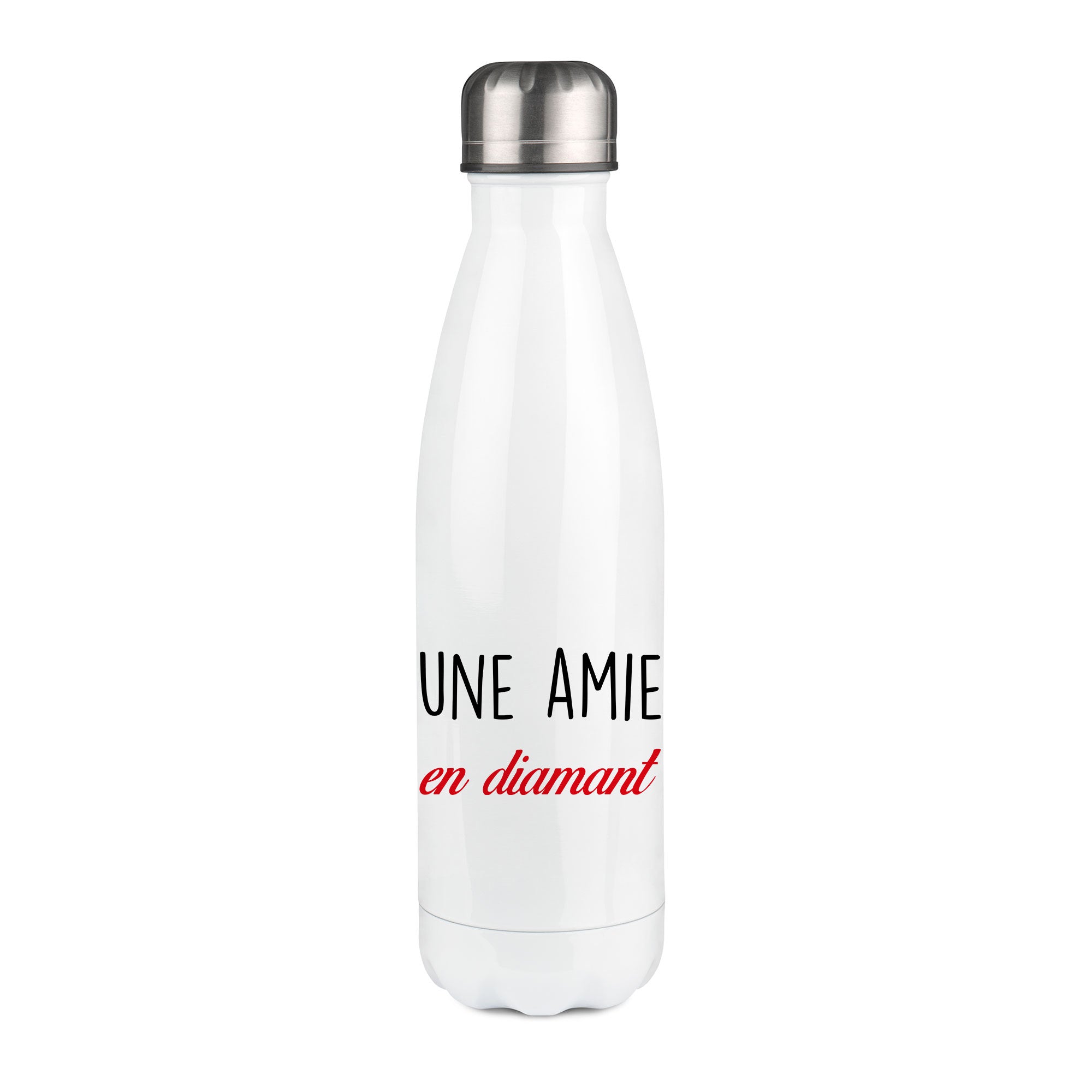 Thermos inox personnalisé Une amie en diamant