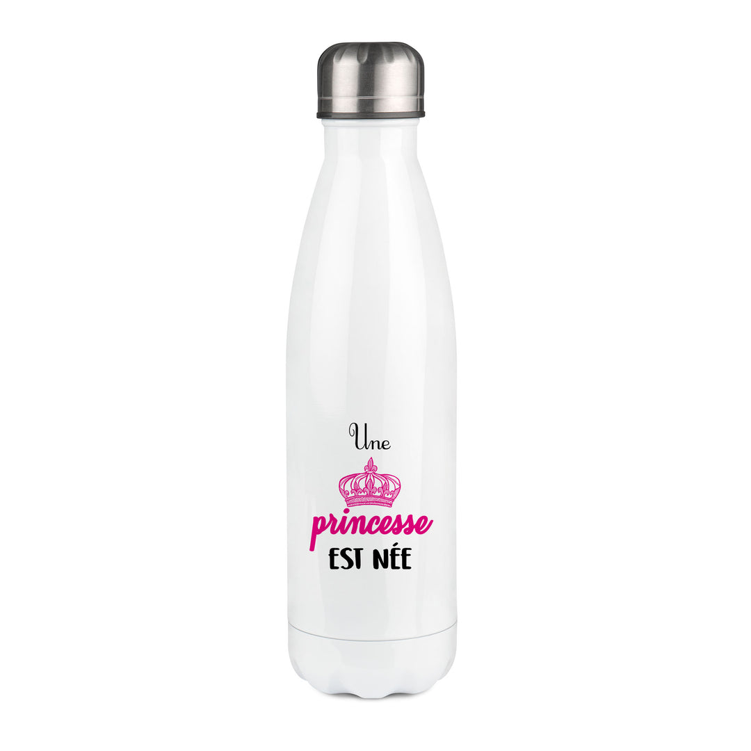 Thermos inox personnalisé Une princesse est nee