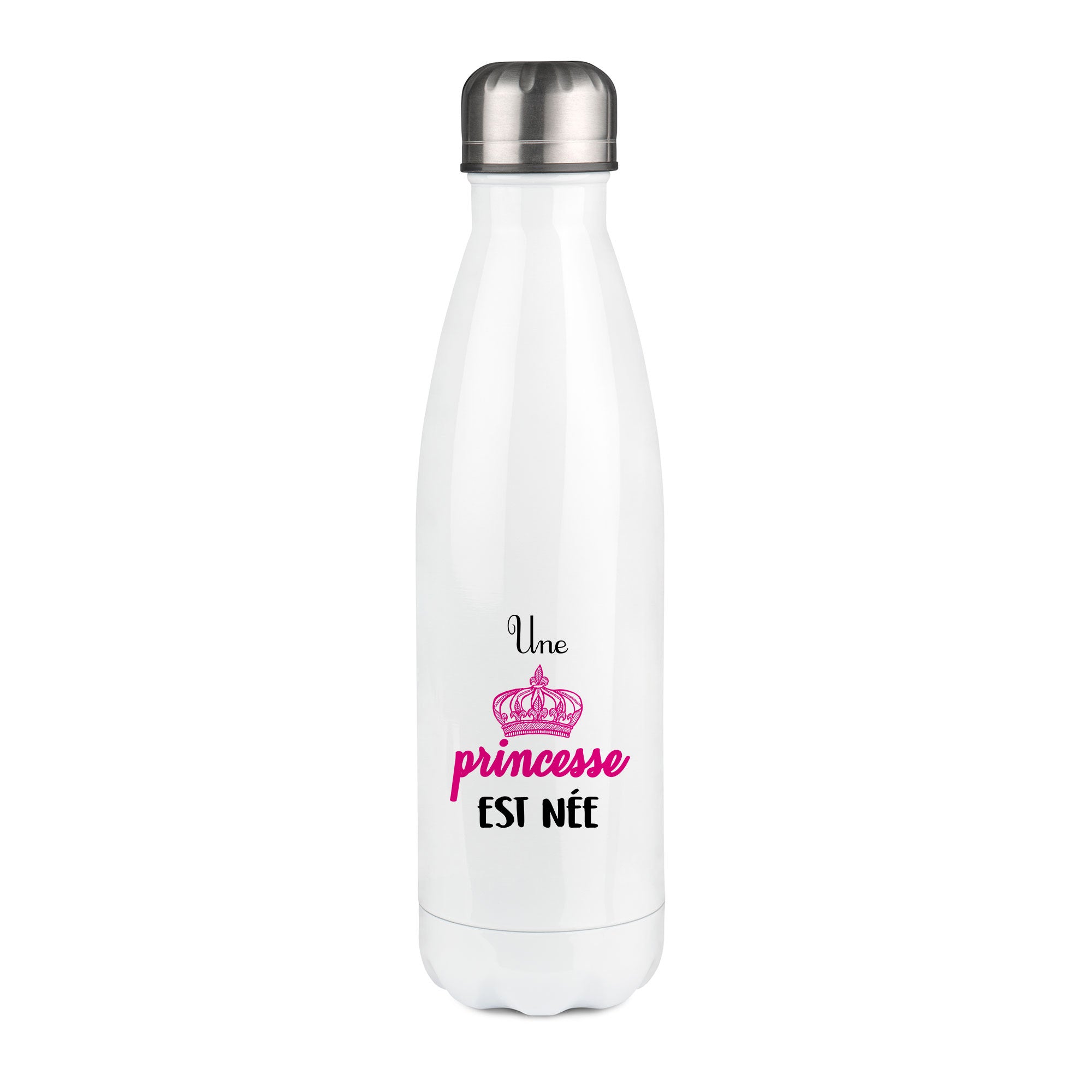 Thermos inox personnalisé Une princesse est nee