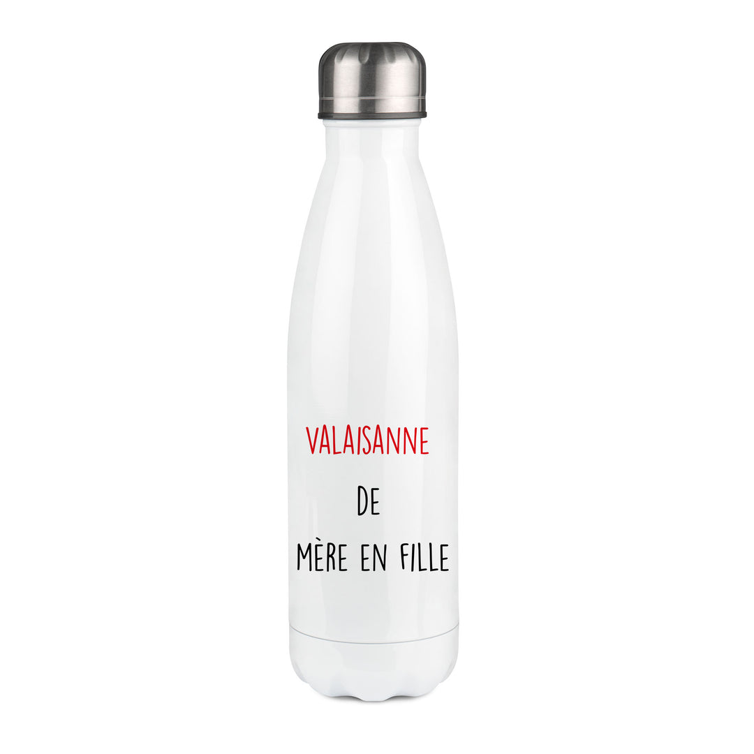 Thermos inox personnalisé Valaisanne de mère en fille