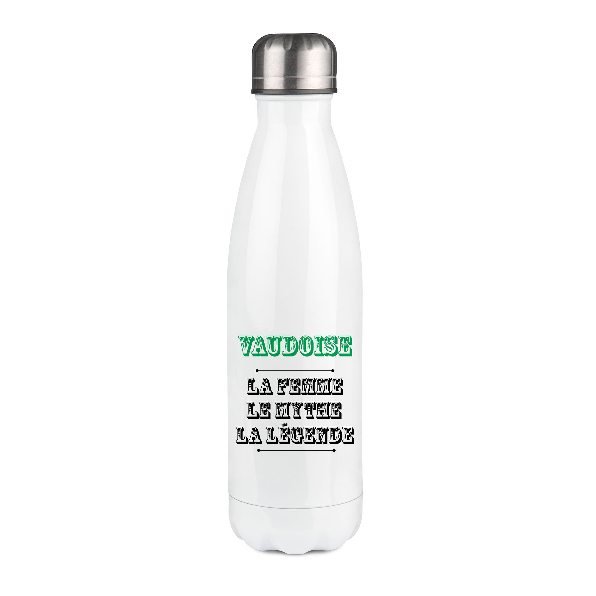 Thermos inox personnalisé Vaudoise la femme le mythe la légende
