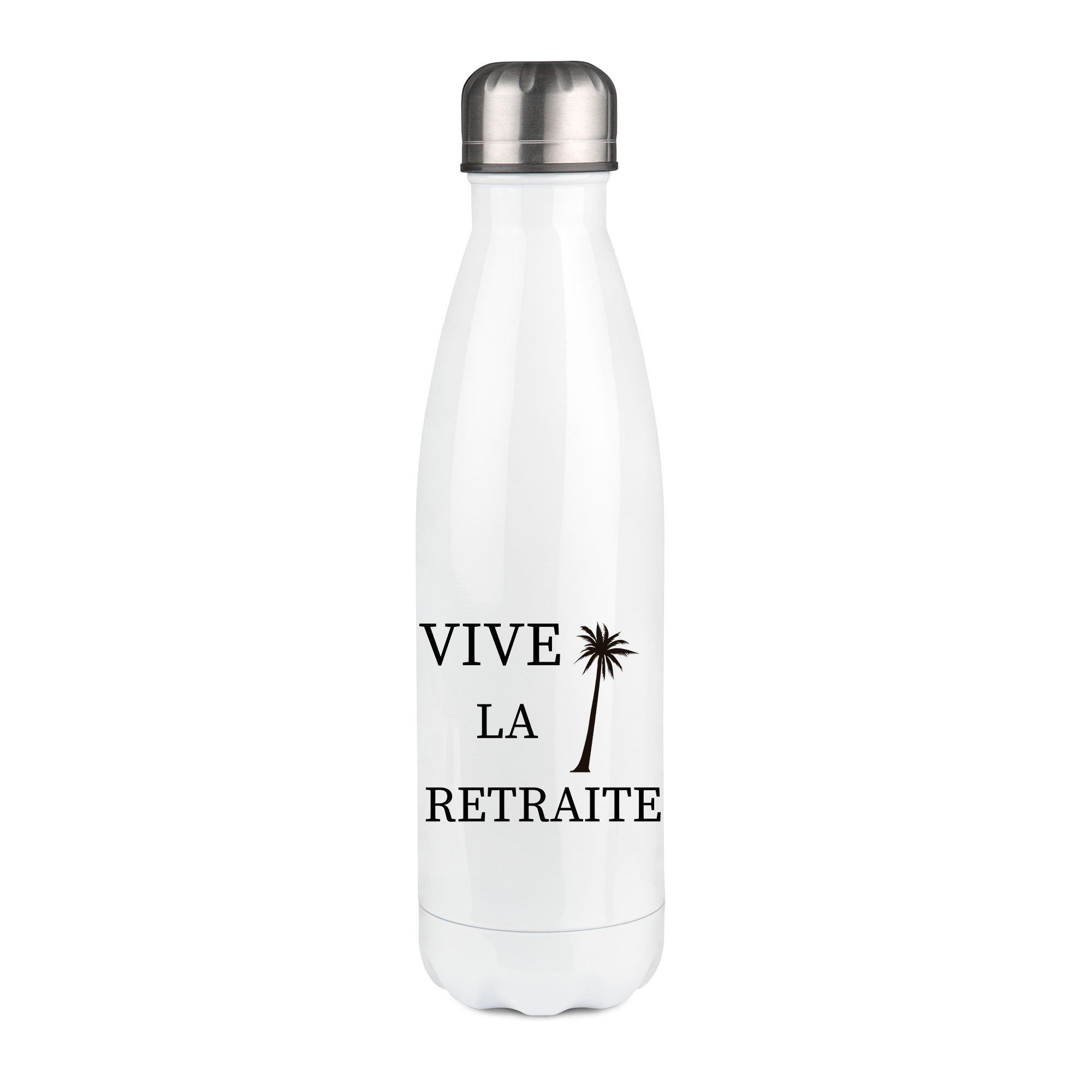 Thermos inox personnalisé Vive la retraite