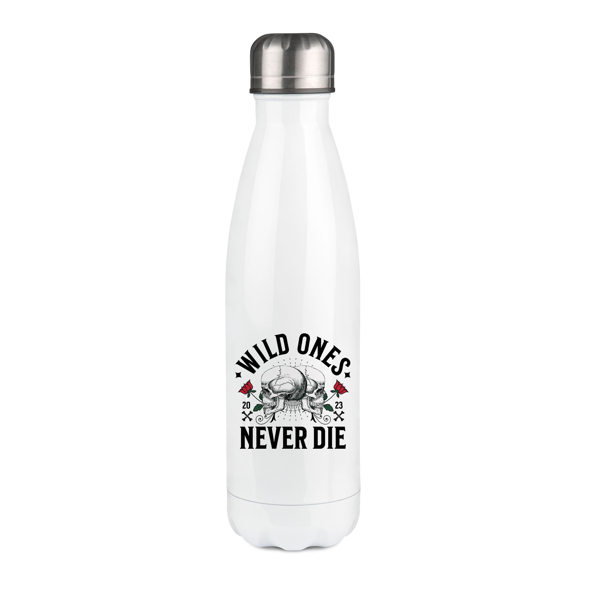 Thermos inox personnalisé Wild one never dies