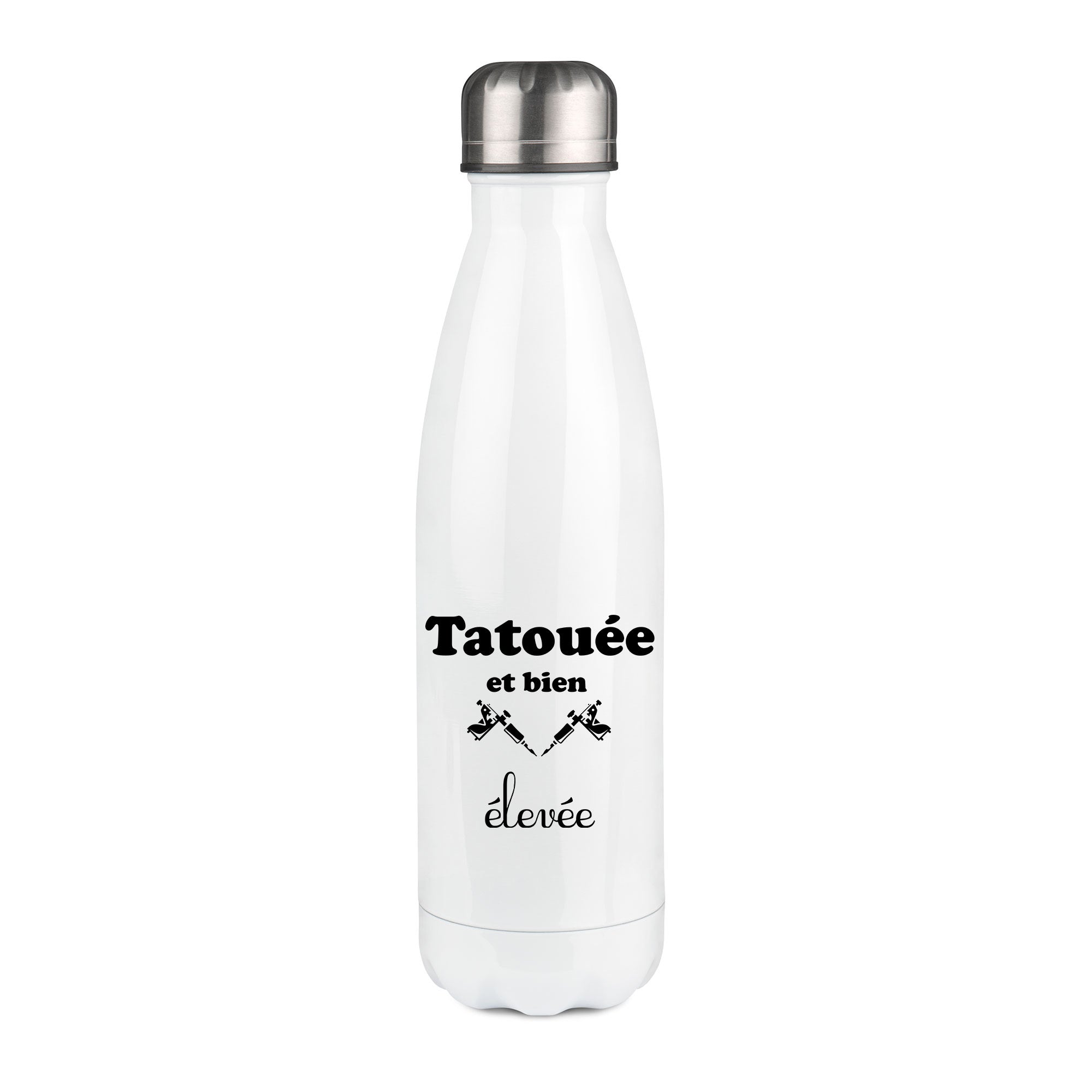 Thermos inox personnalisé tatouee et bien elevee