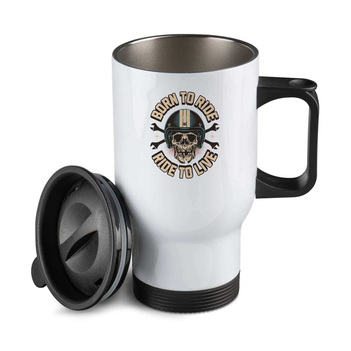 Thermos personnalisé Born to ride, ride to live
