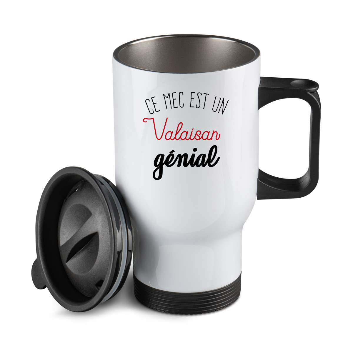 Thermos personnalisé Ce mec est un valaisan genial