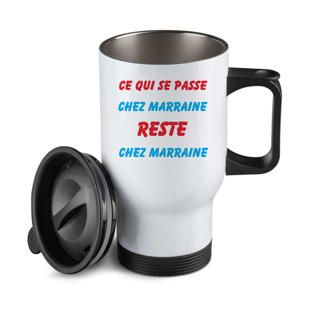 Thermos personnalisé Ce qui se passe chez marraine