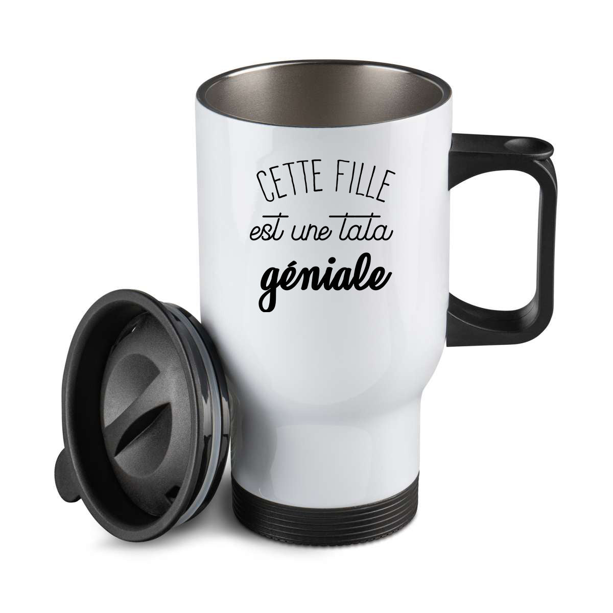 Thermos personnalisé Cette fille est une tata geniale
