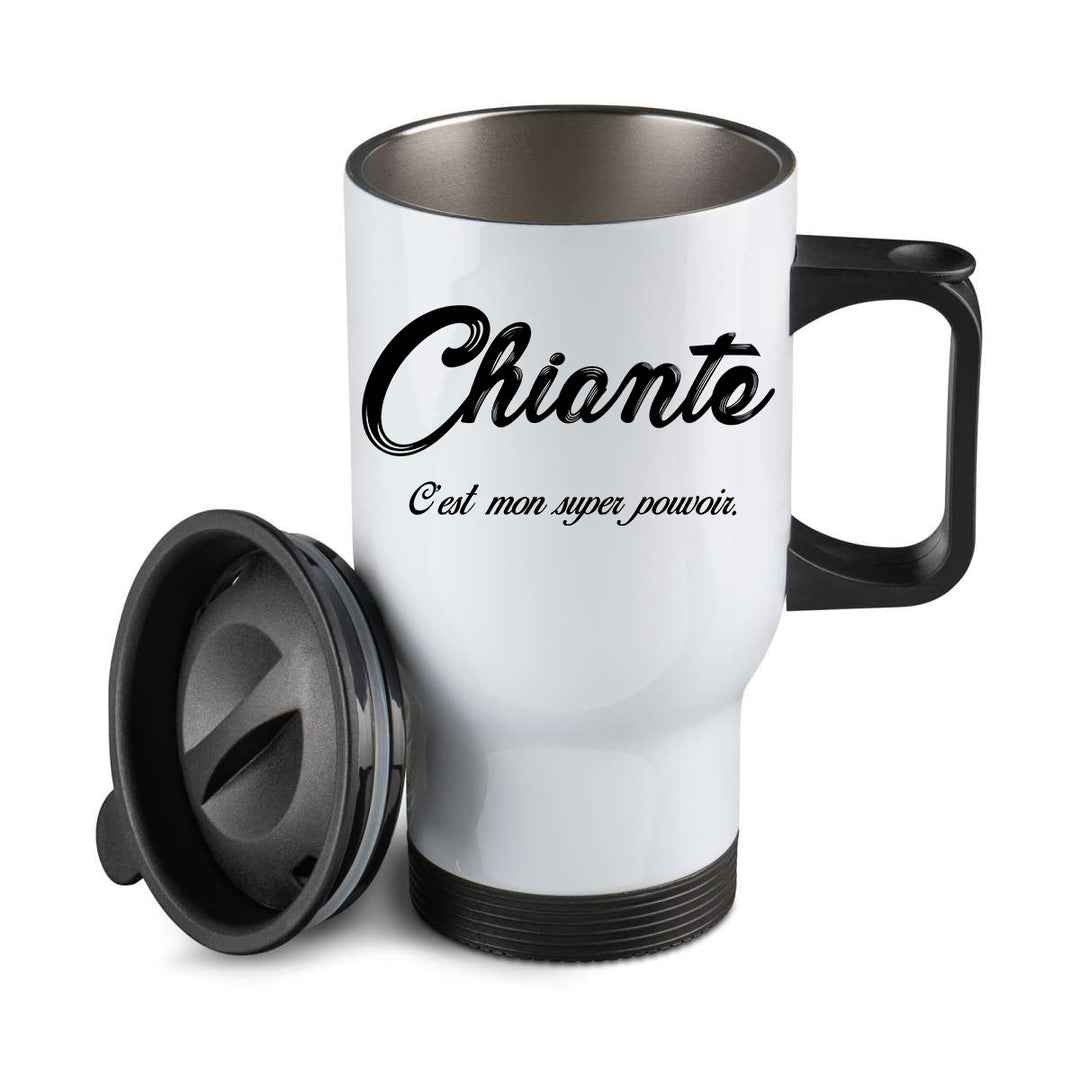 Thermos personnalisé Chiante c'est mon super pouvoir