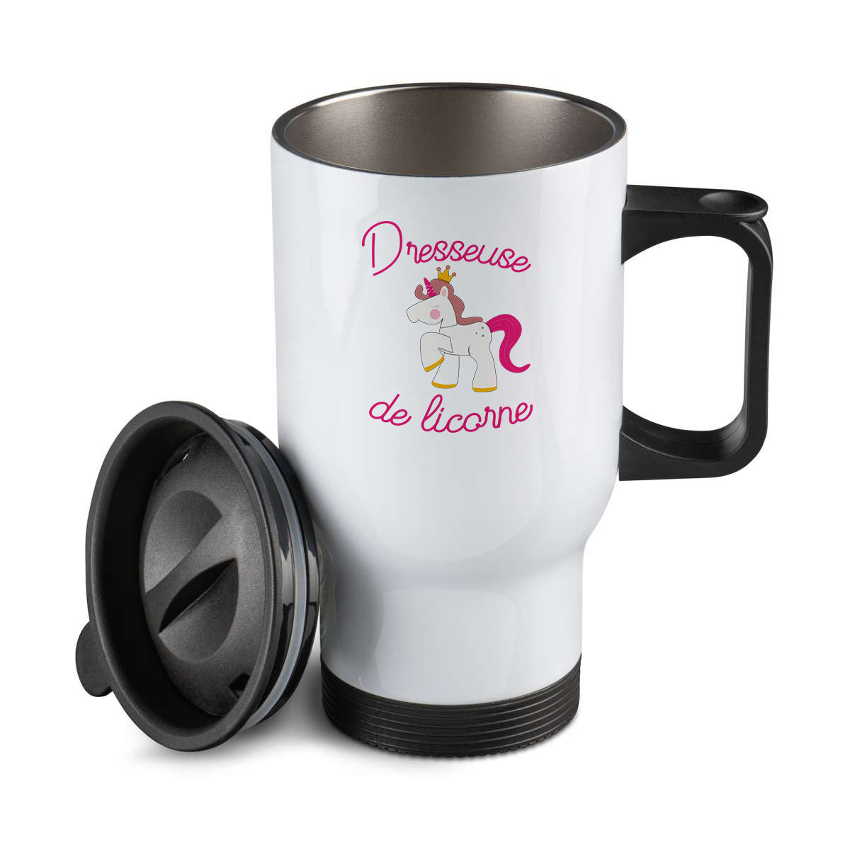 Thermos personnalisé Dresseuse de licorne