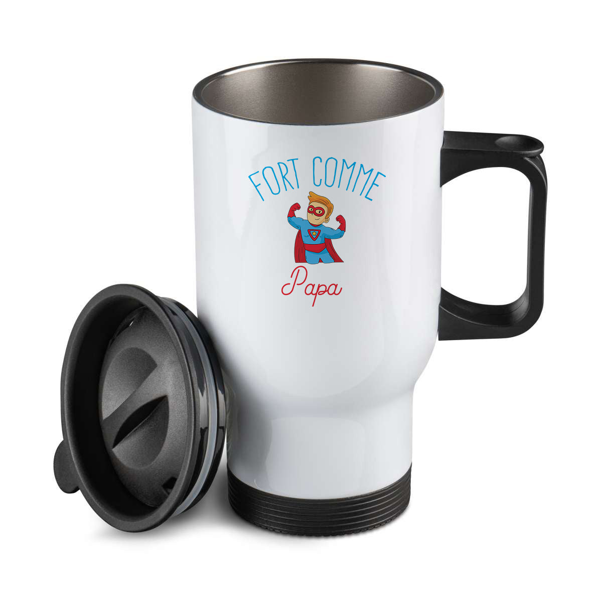 Thermos personnalisé Fort comme papa