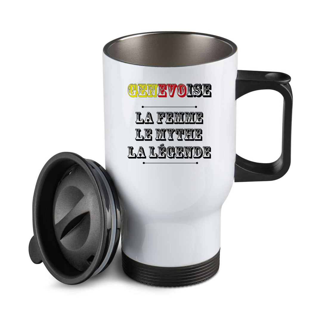 Thermos personnalisé Genevoise la femme le mythe la légende
