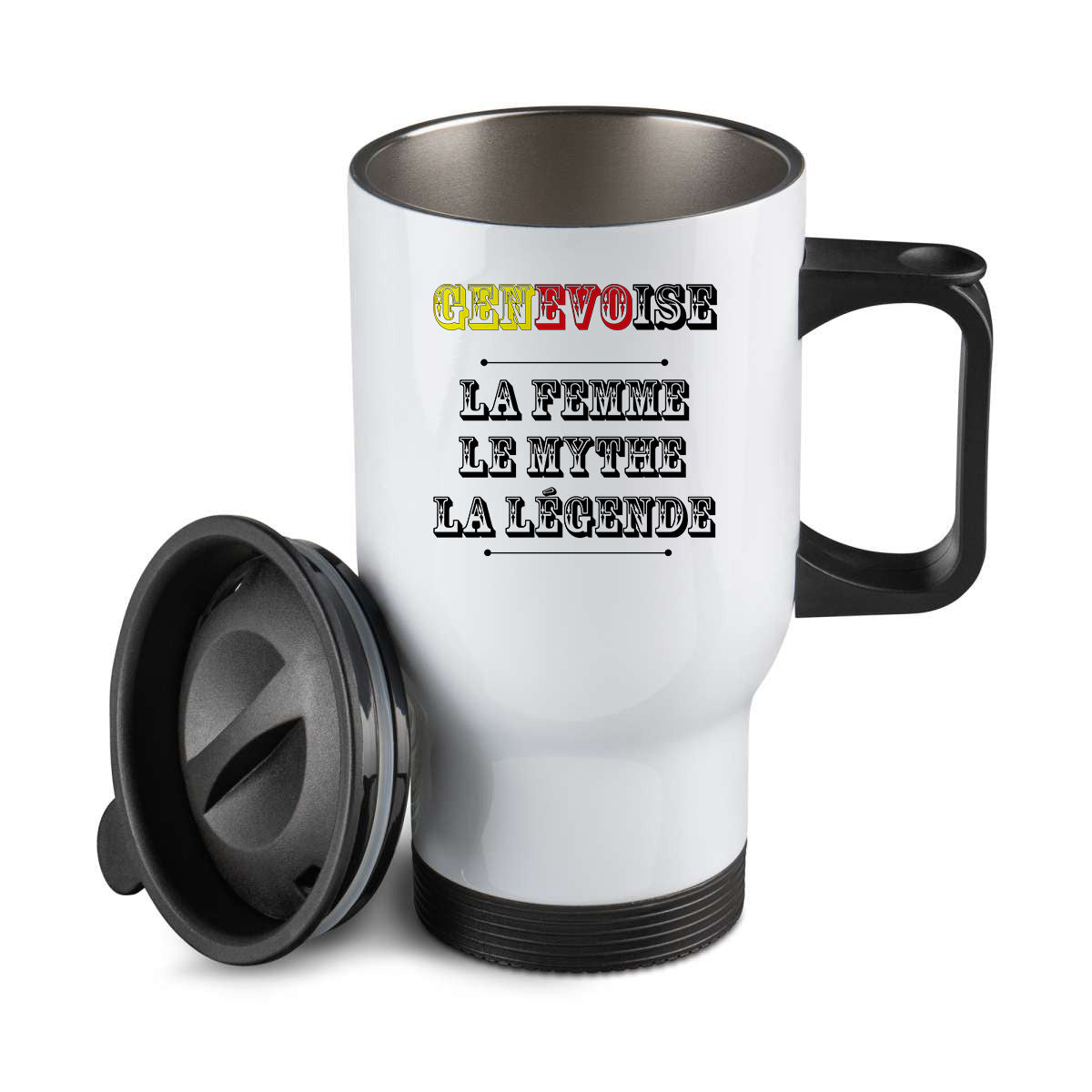 Thermos personnalisé Genevoise la femme le mythe la légende