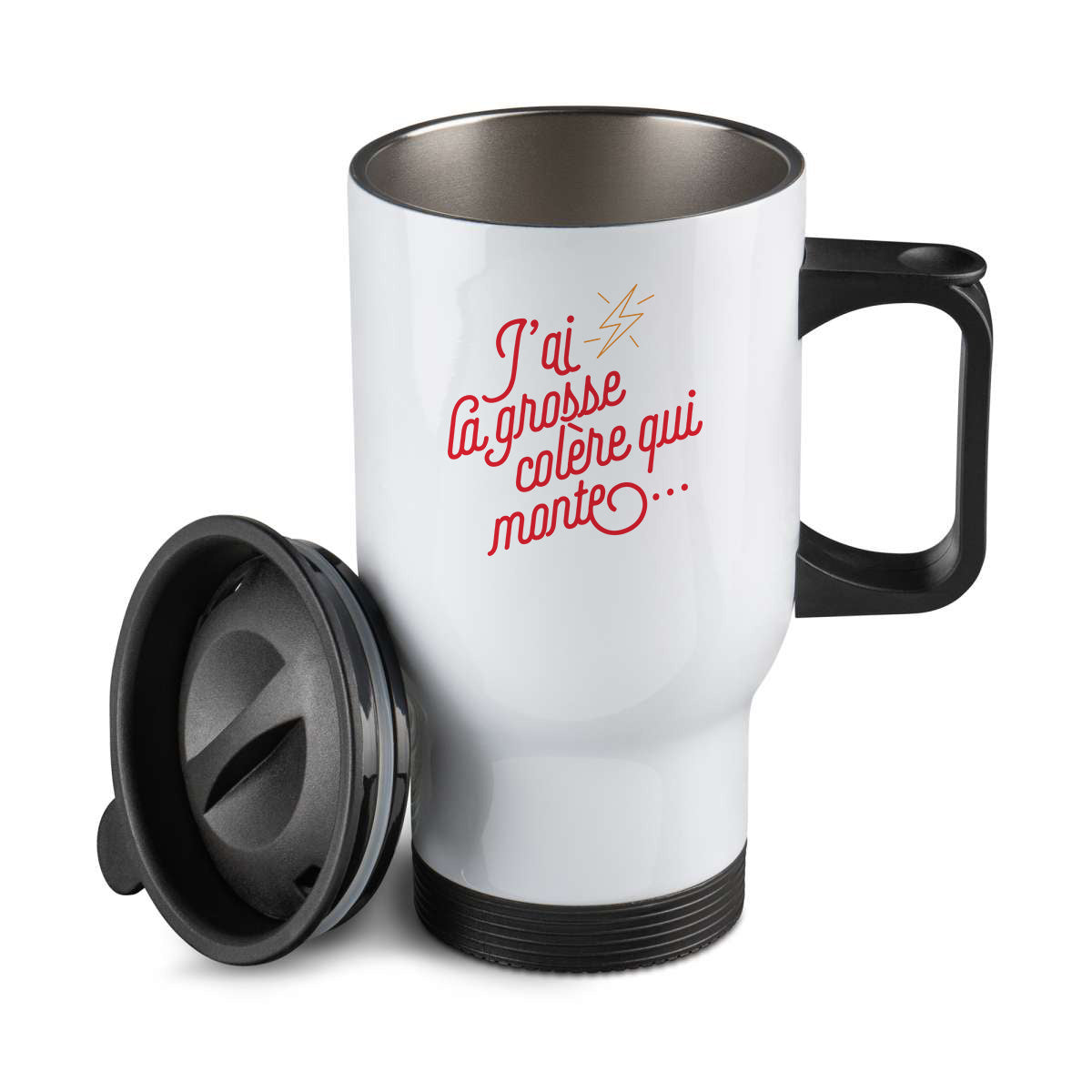 Thermos personnalisé J'ai la grosse colère qui monte