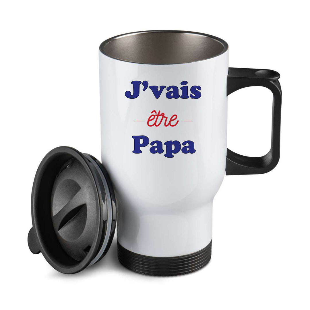 Thermos personnalisé J'vais etre papa