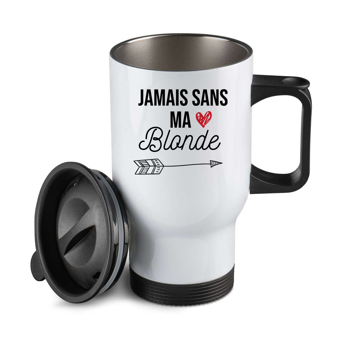 Thermos personnalisé Jamais-sans-ma-blonde