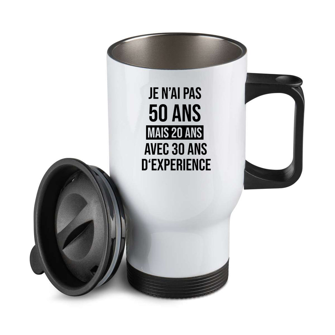 Thermos personnalisé Je n'ai pas 50 ans