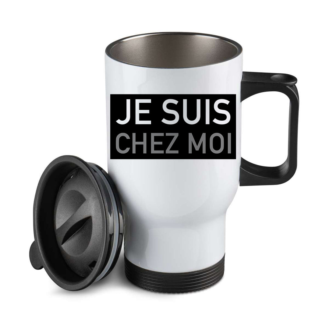 Thermos personnalisé Je suis chez moi