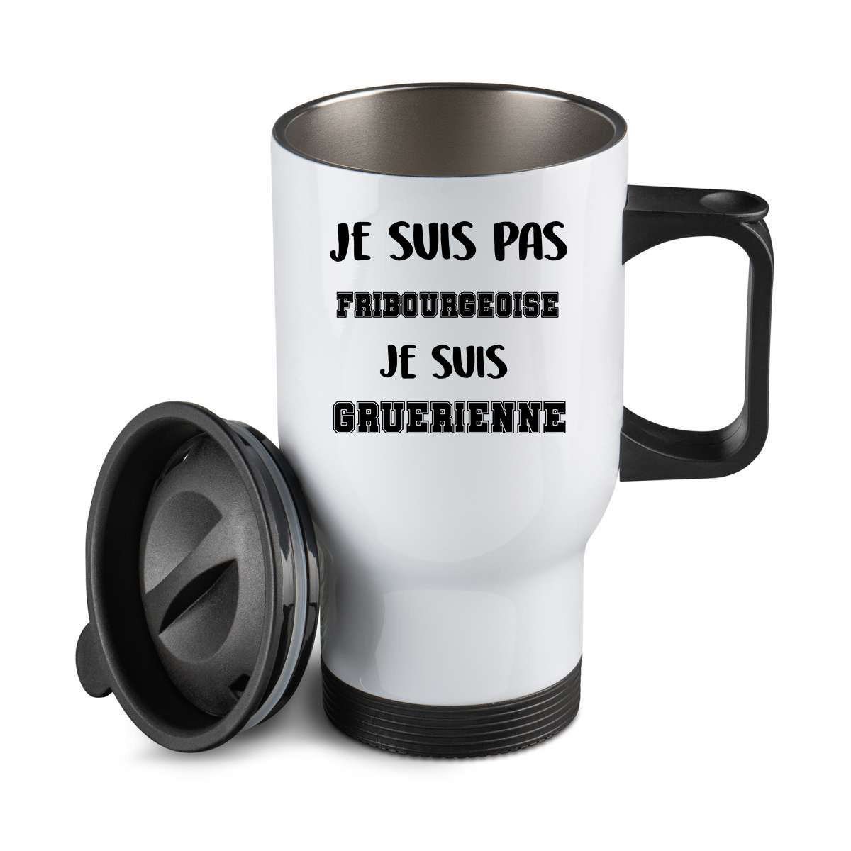 Thermos personnalisé Je suis pas Gruerienne