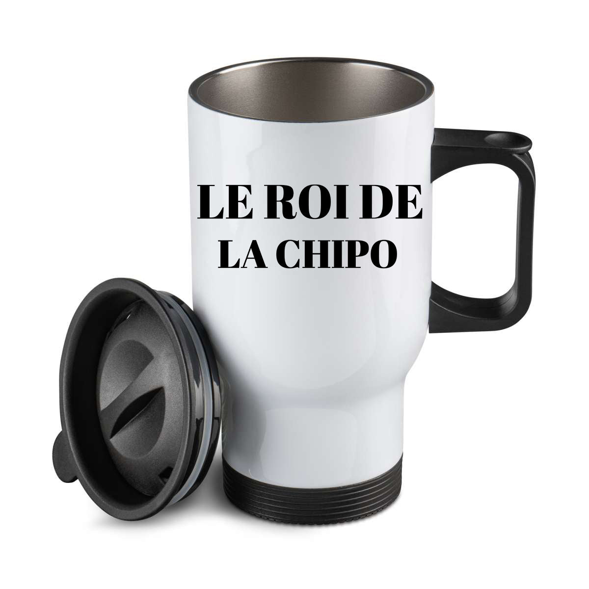 Thermos personnalisé Le roi de la chipo