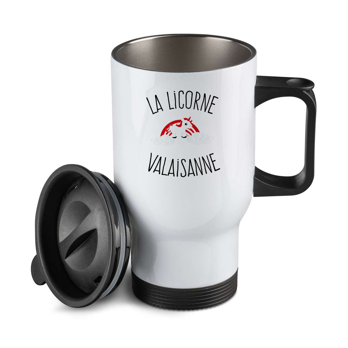 Thermos personnalisé Licorne valaisanne