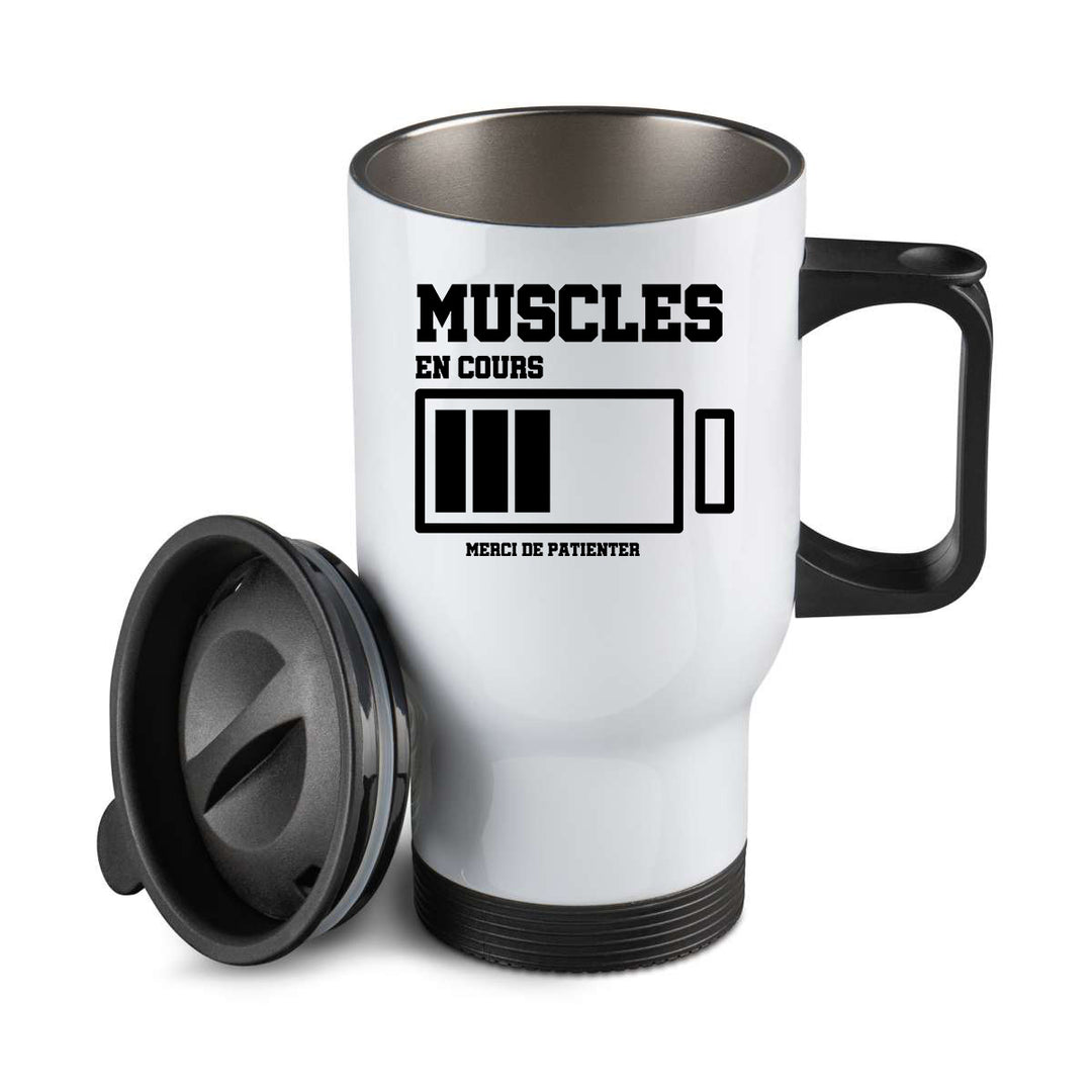 Thermos personnalisé Muscles en cours