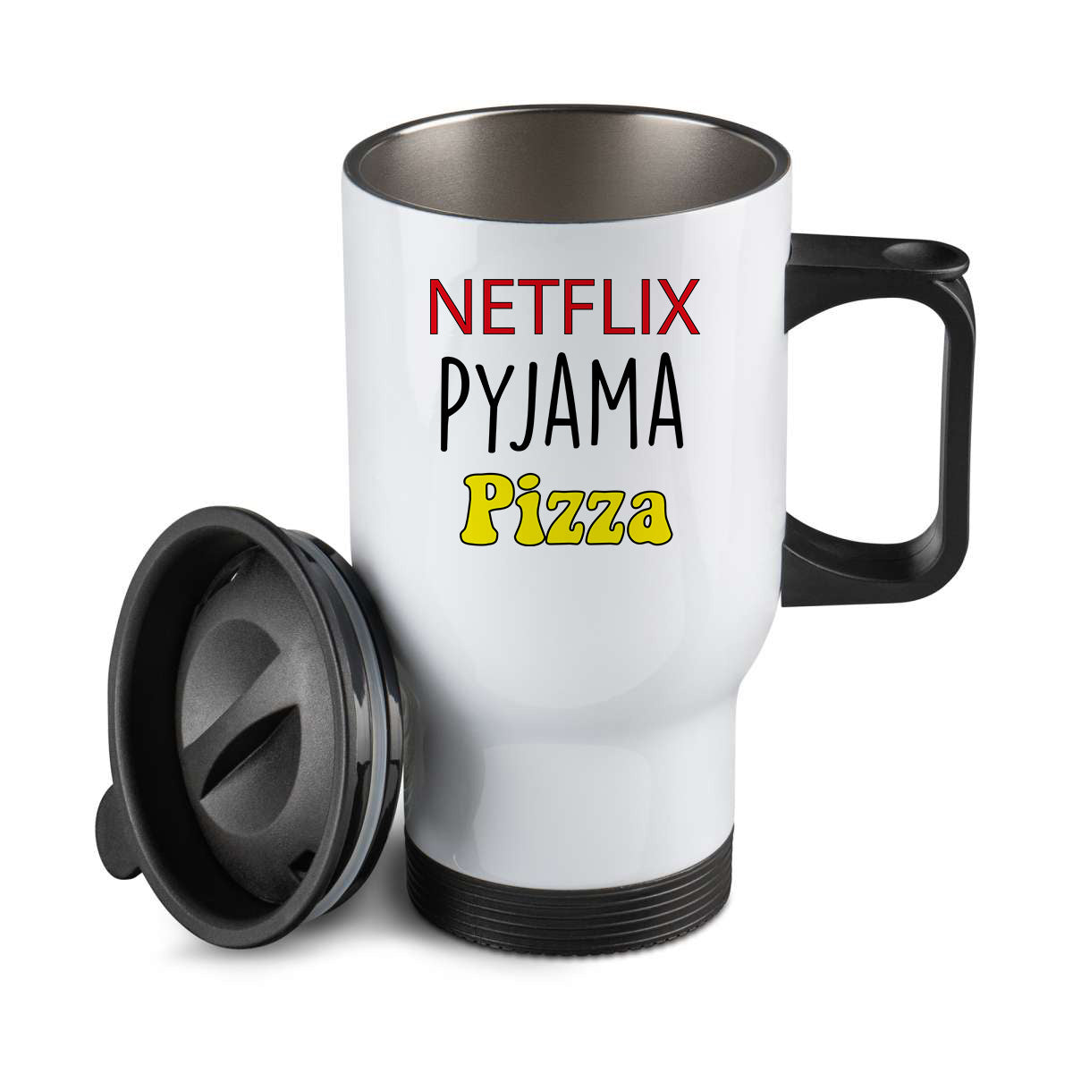 Thermos personnalisé Netflix Pyjama Pizza