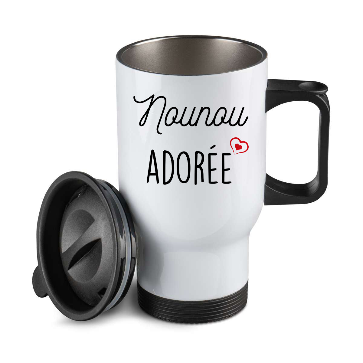 Thermos personnalisé Nounou adorée
