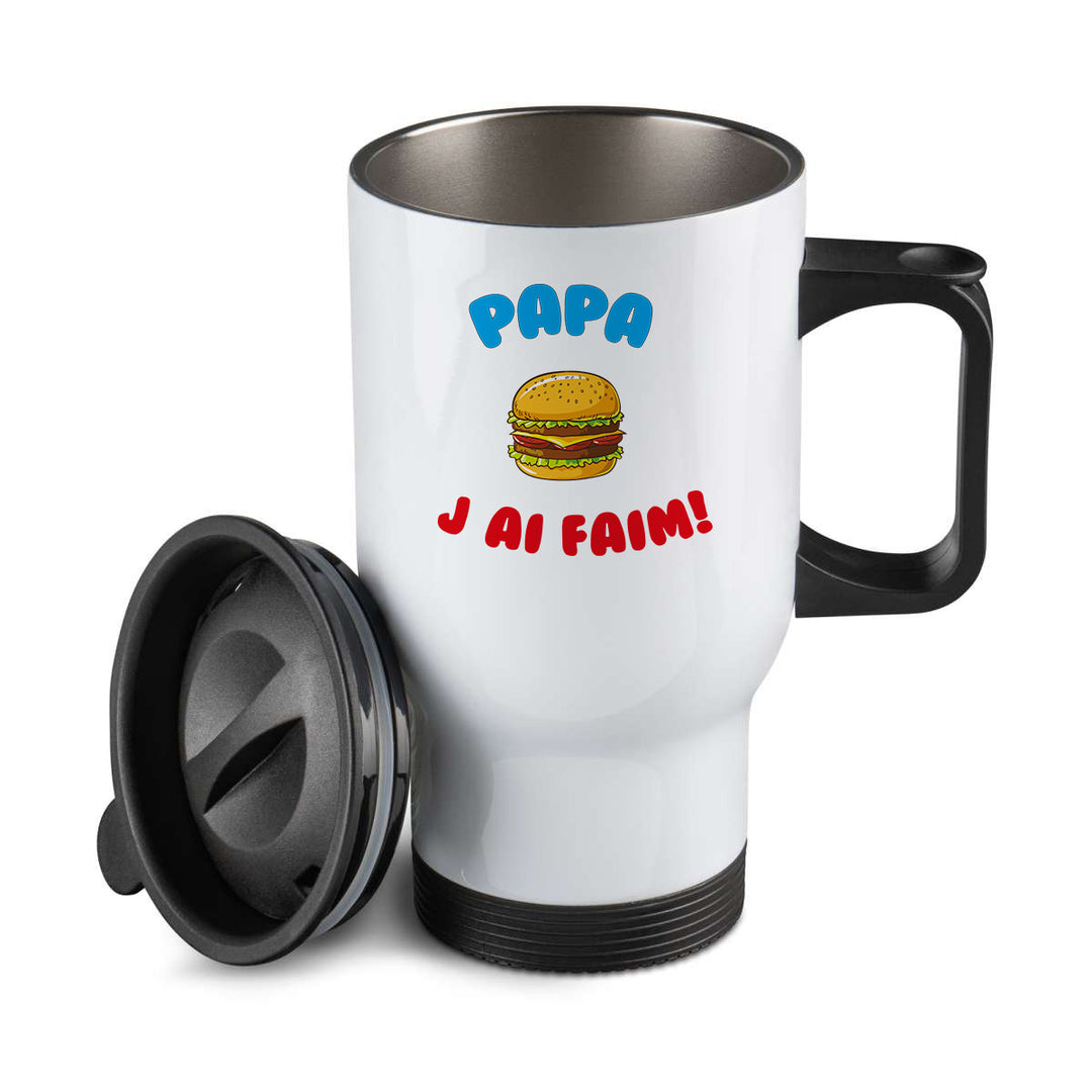 Thermos personnalisé Papa j'ai faim