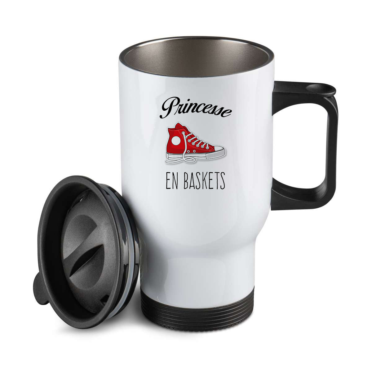 Thermos personnalisé Princesse en baskets