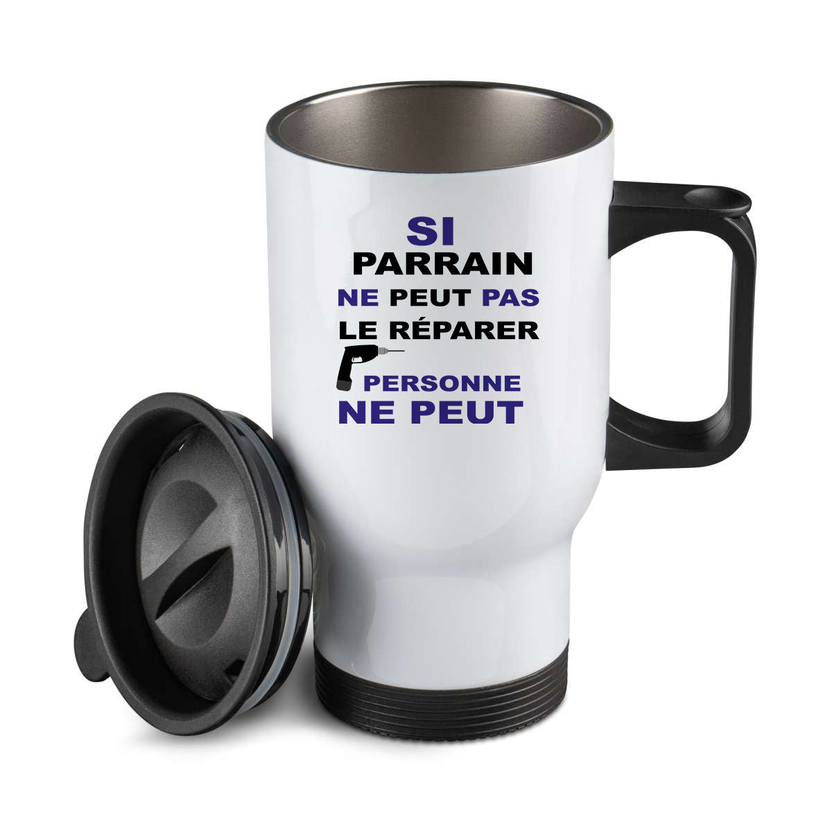 Thermos personnalisé Si parrain ne peut pas