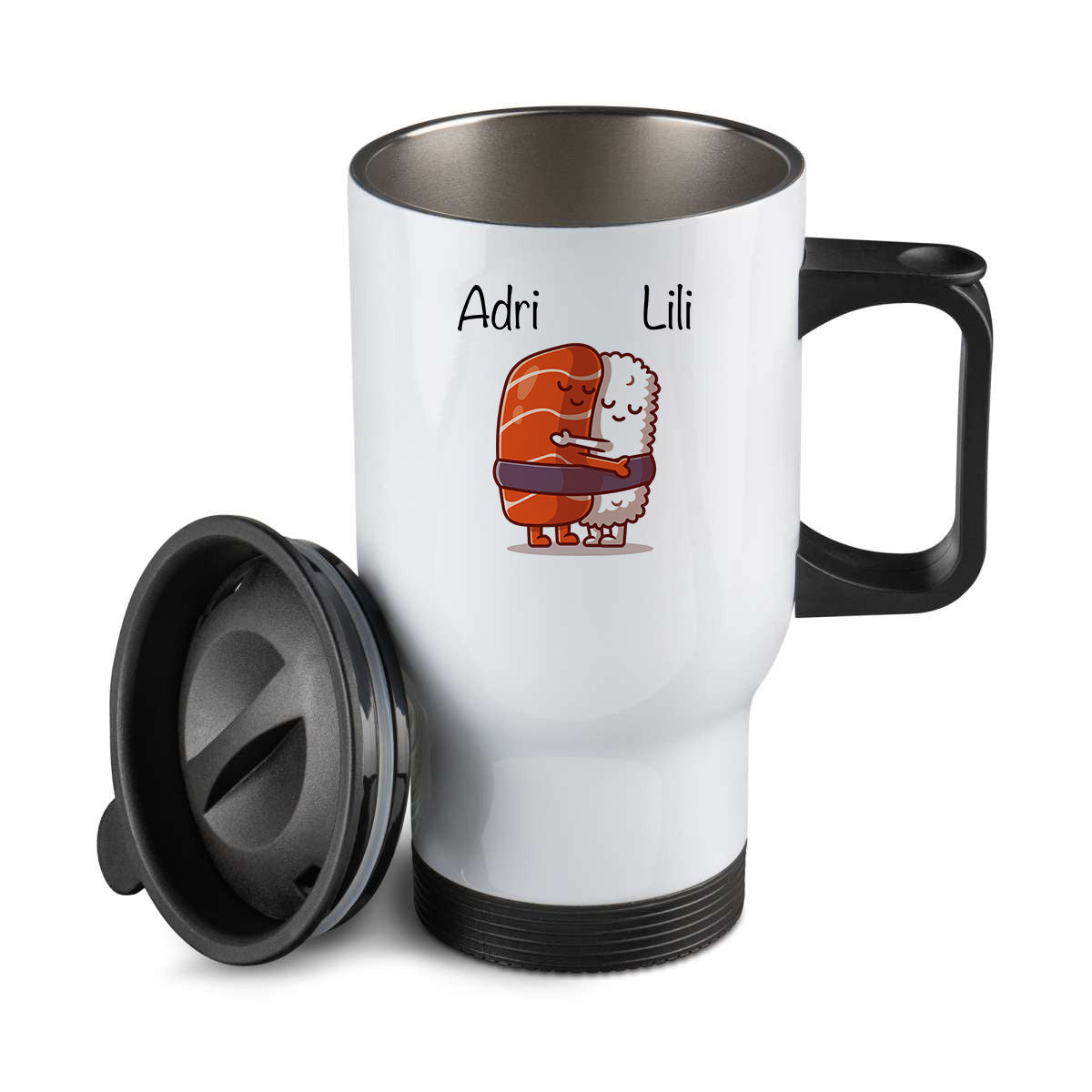 Thermos personnalisé Sushi couple