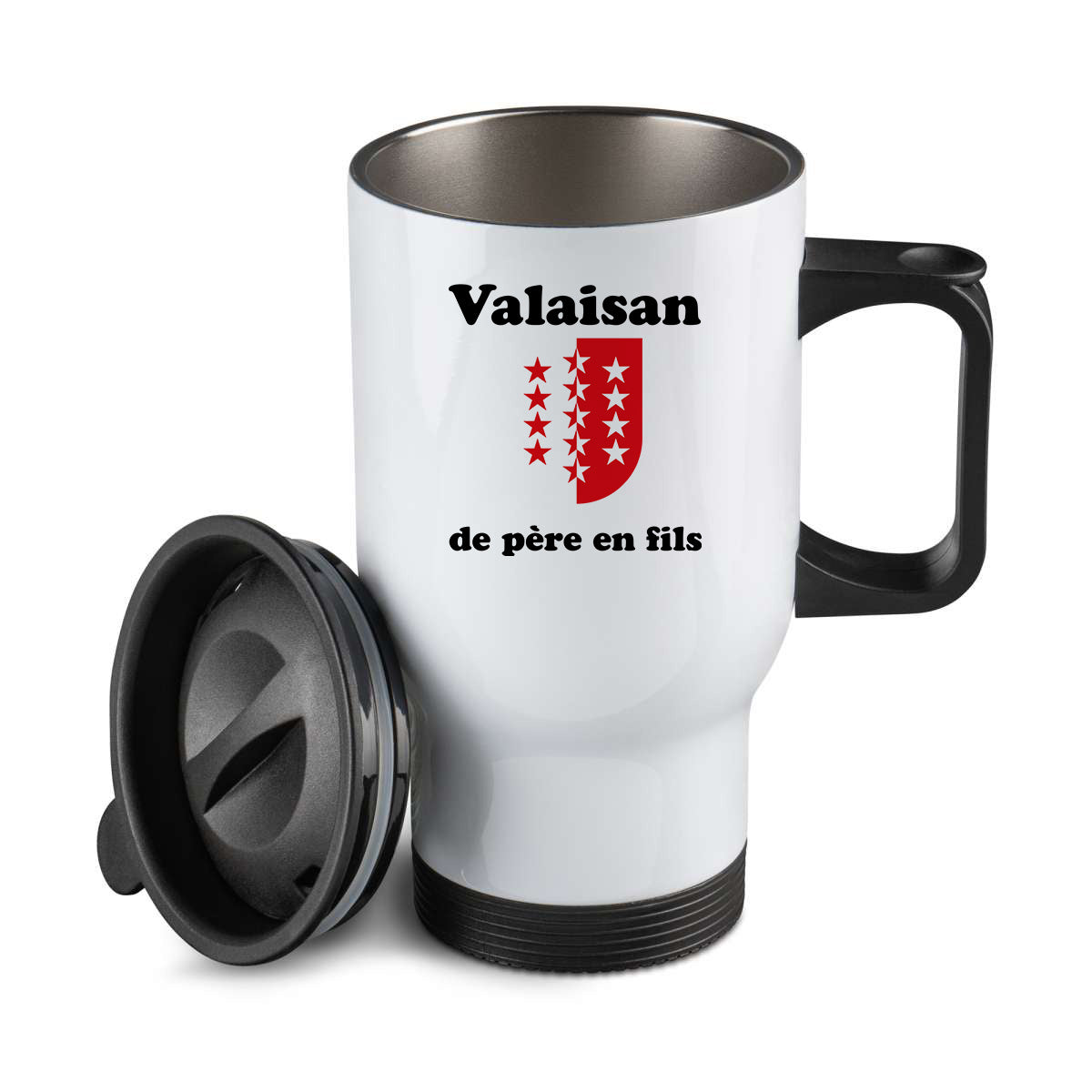 Thermos personnalisé Valaisan de pere en fils