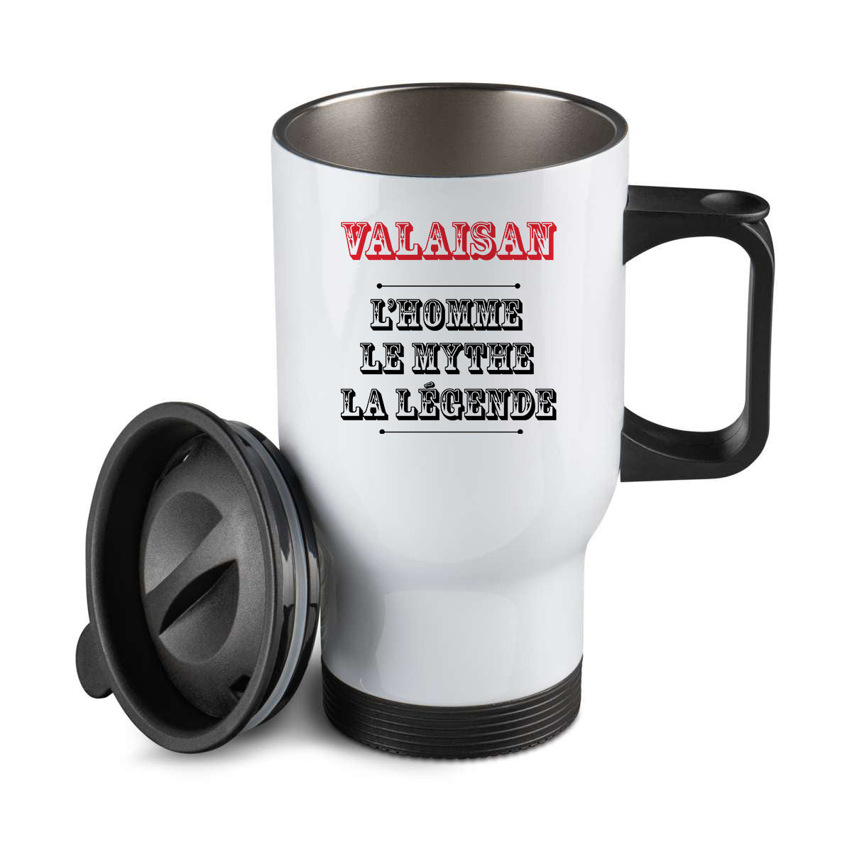 Thermos personnalisé Valaisan l'homme le mythe la légende