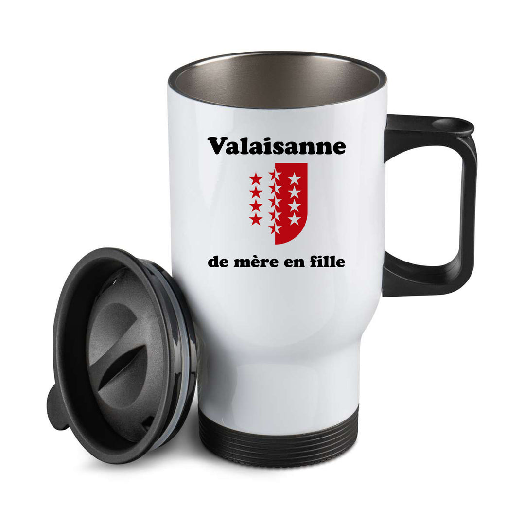 Thermos personnalisé Valaisanne de mere en fille 2