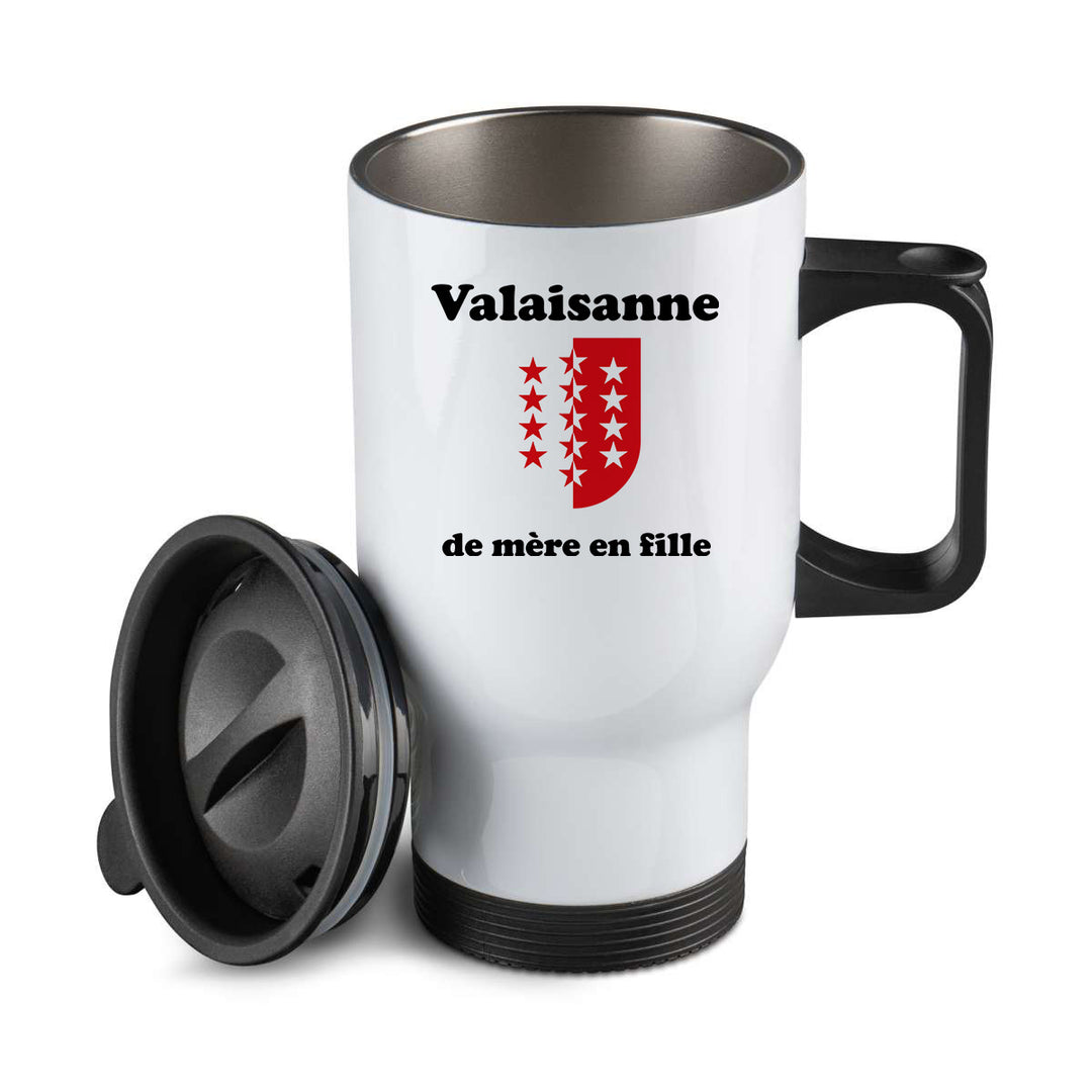 Thermos personnalisé Valaisanne de mere en fille