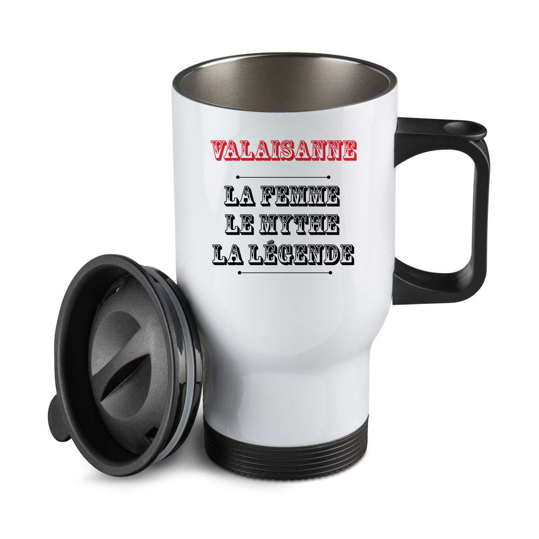 Thermos personnalisé Valaisanne la femme le mythe la légende