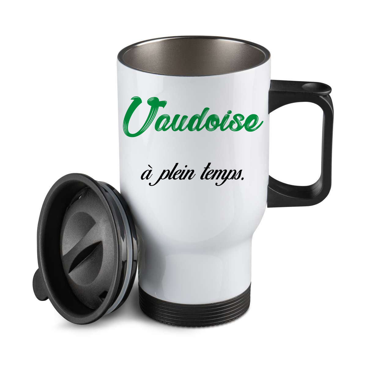 Thermos personnalisé Vaudoise a plein temps