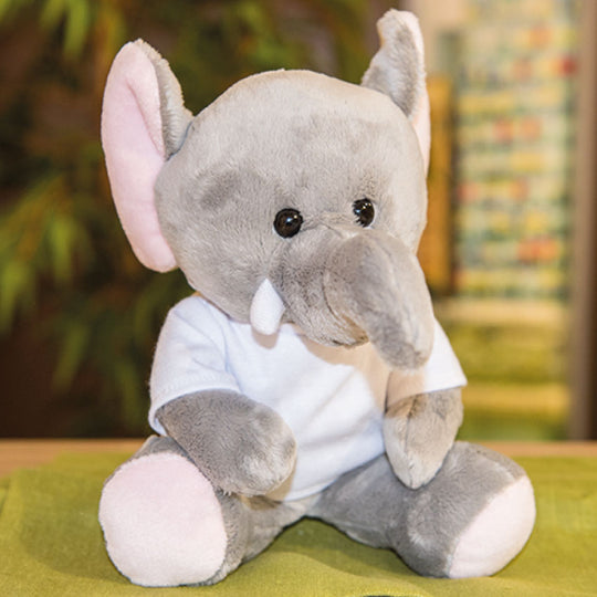 Peluche éléphant personnalisée