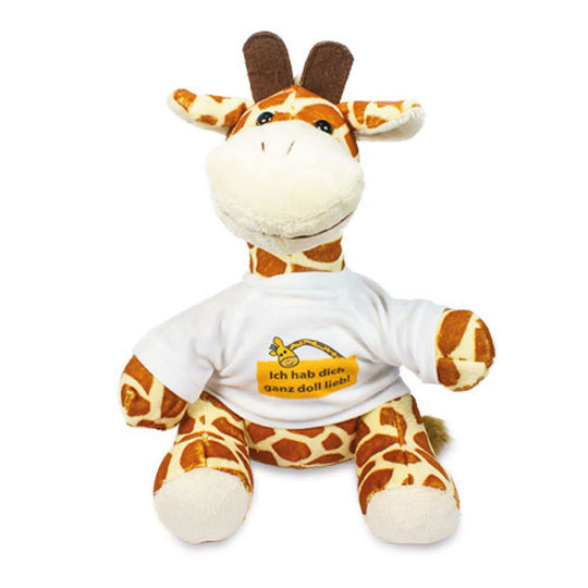 Peluche girafe personnalisée