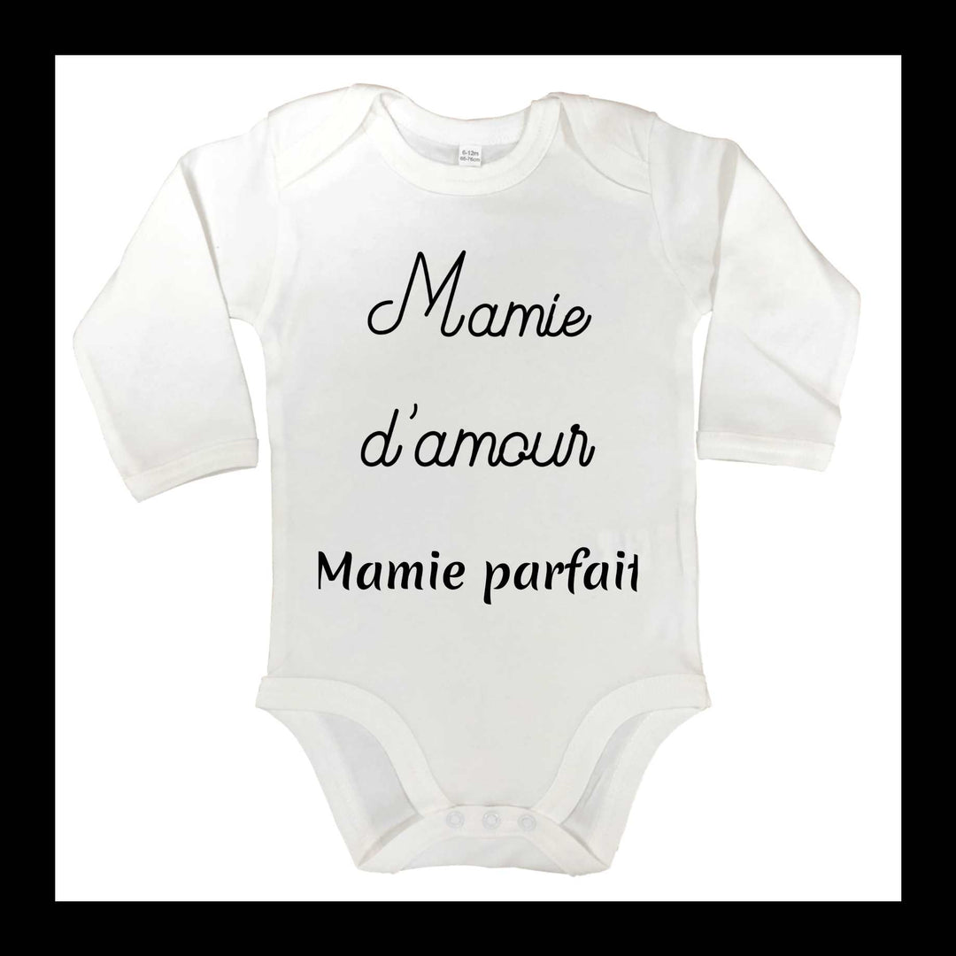Body manches longues Petite soeur grand coeur