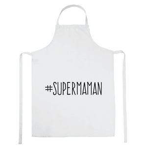 Tablier de cuisine Supermaman blanc