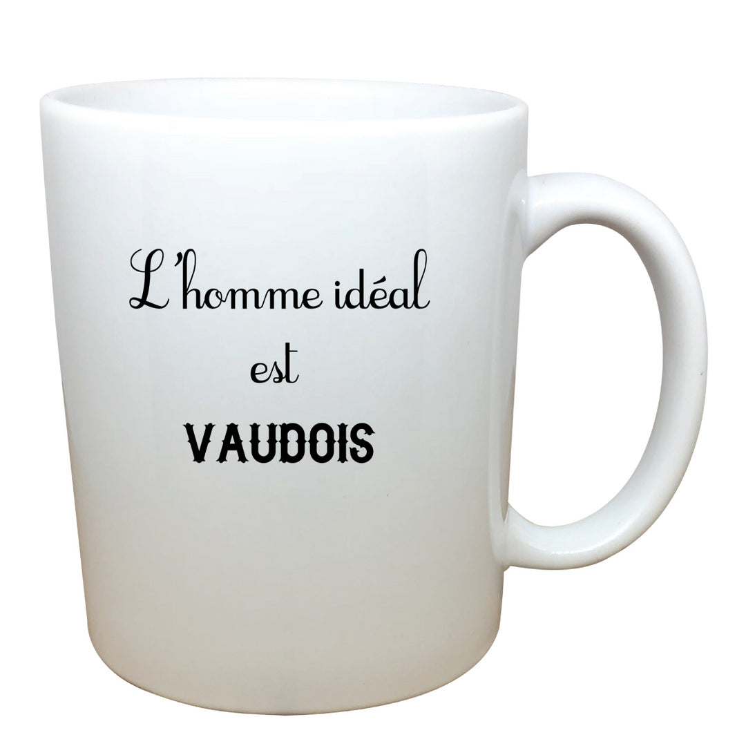 tasse blanche L'homme ideal Vaudois